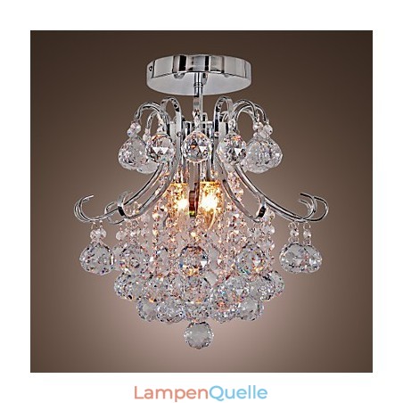 Moderne zeitgenössische Kristall Mini Stil Galvanisierte Metall Kronleuchter Unterputz Moderne zeitgenössische Kristall Mini Stil Galvanisierte Metall Kronleuchter Unterputz