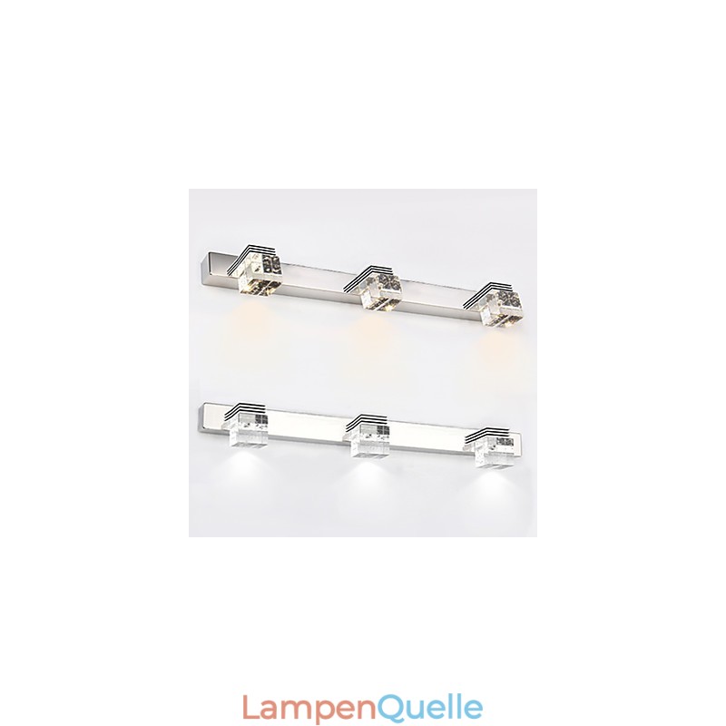 Wandleuchten Badezimmerbeleuchtung Wandfluter Kristall Mini Stil Modern Zeitgenössisch Metall