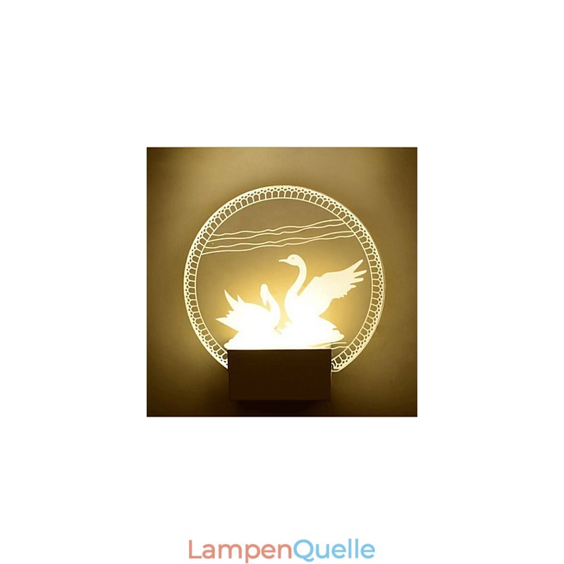 Acryl Wandleuchte PVC Lampe Licht Moderne Zeitgenössische Metall