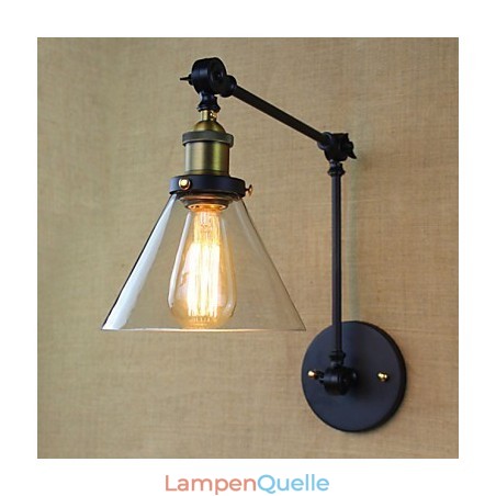 Mittelmeer Dorf Retro Pastoralen Glas Dekorative Wandleuchte Kleidung Shop Restaurant Kaffee