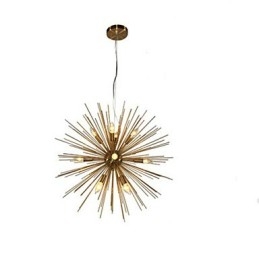 Retro-Kupferimitat Creative Line 12 Kronleuchter