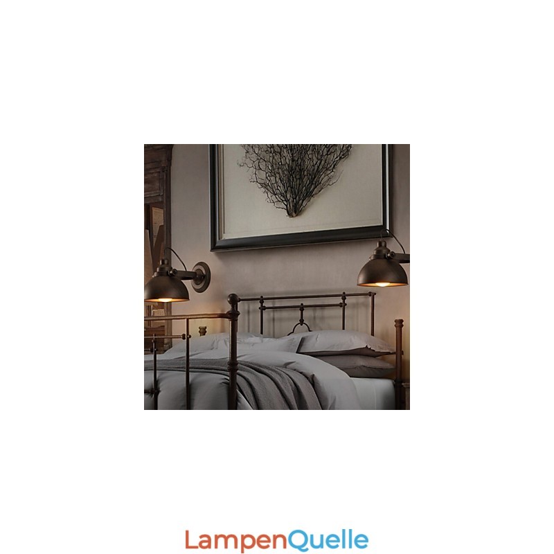 Loft Schmiedeeisen Topf Kreative Vintage Wandleuchte Lichter