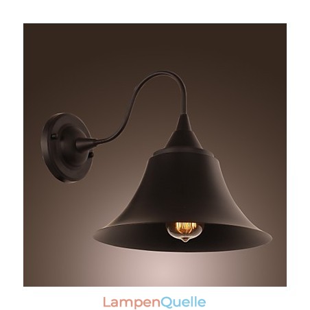 Künstlerische Wandleuchte mit Retro-Metallschirm und Halterung Künstlerische Wandleuchte mit Retro-Metallschirm und Halterung