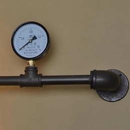 Wandleuchter 5 Licht Wasserrohr Eisen Mini-Stil Industrie-Stil Land Metall