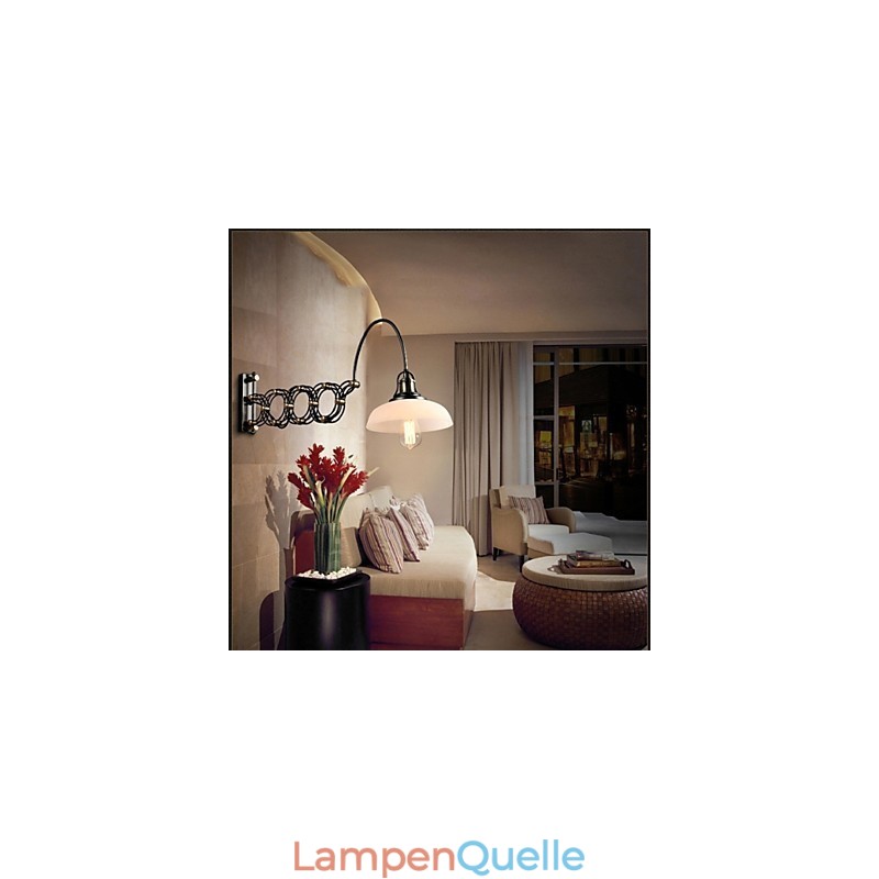 Vintage Industrielle Amerikanischen Land Restaurant Schlafzimmer Studie Kreative Treppe Gang Lampe Teleskop Eisen Wand Lampen