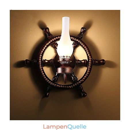 Wandleuchte One Light und Glas Wandleuchte One Light und Glas