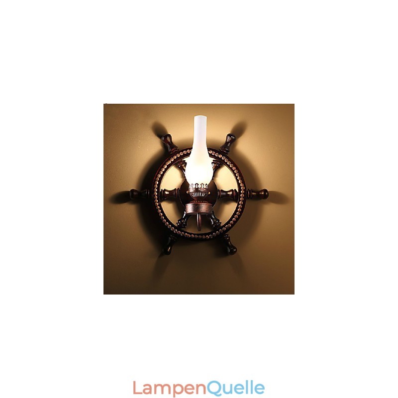 Wandleuchte One Light und Glas