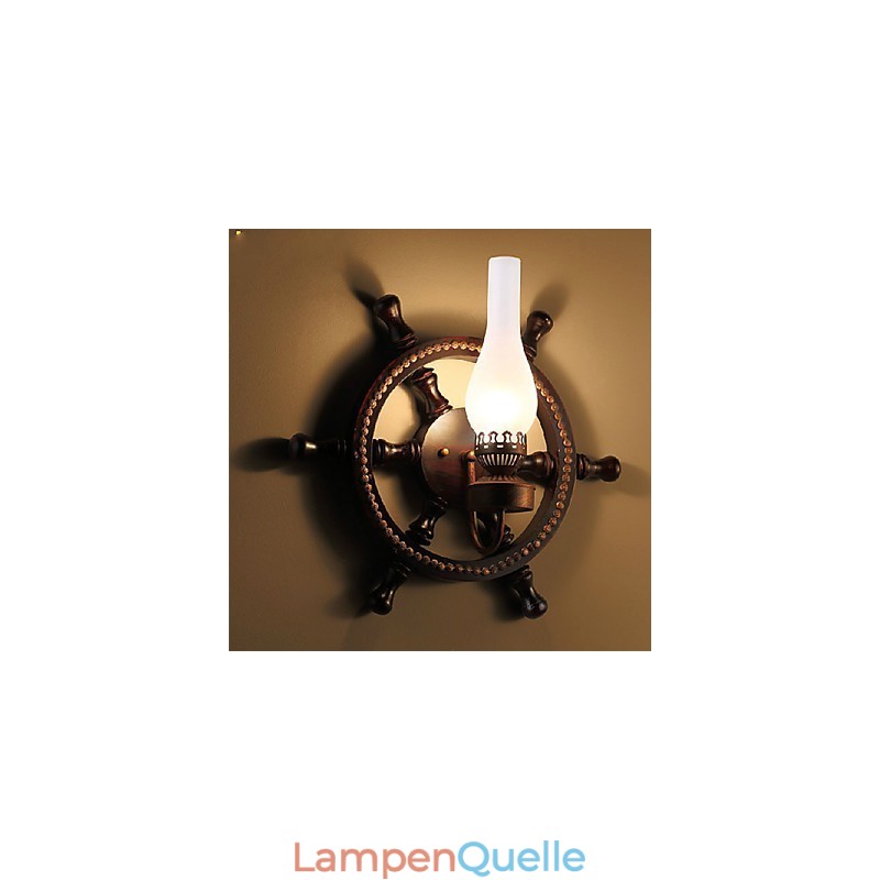 Wandleuchte One Light und Glas