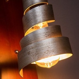 Antike Wandleuchten aus Holz, 1 Licht