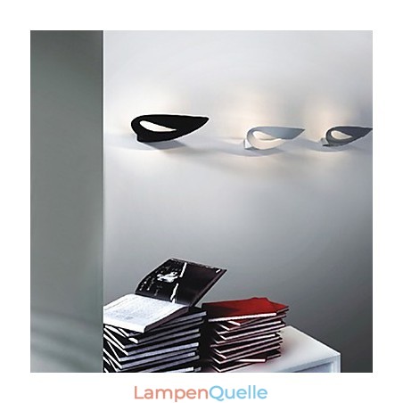 Künstlerische Wandleuchte mit 1 Licht in Schwarz & Weiß Künstlerische Wandleuchte mit 1 Licht in Schwarz & Weiß