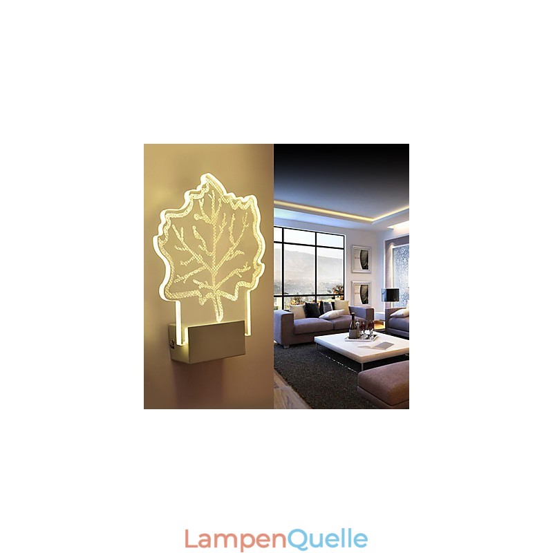 Acryl Wandleuchte PVC Lampe Licht Chip Moderne Zeitgenössische Metall