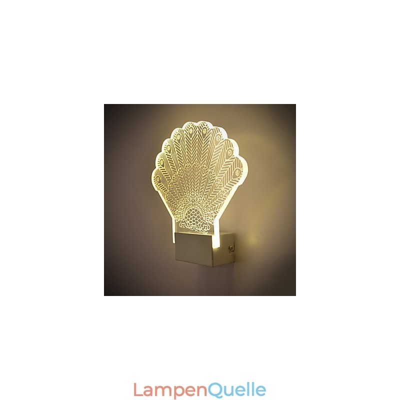 Acryl Wandleuchte PVC Lampe Licht Moderne Zeitgenössische Metall