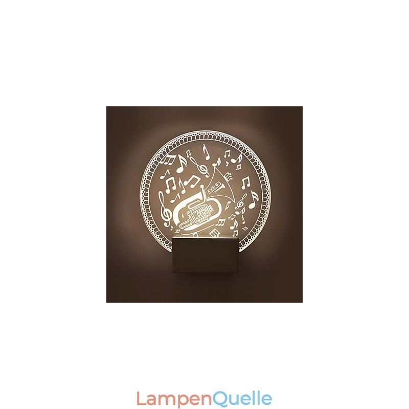 Acryl Wandleuchte PVC Lampe Licht Moderne Zeitgenössische Metall