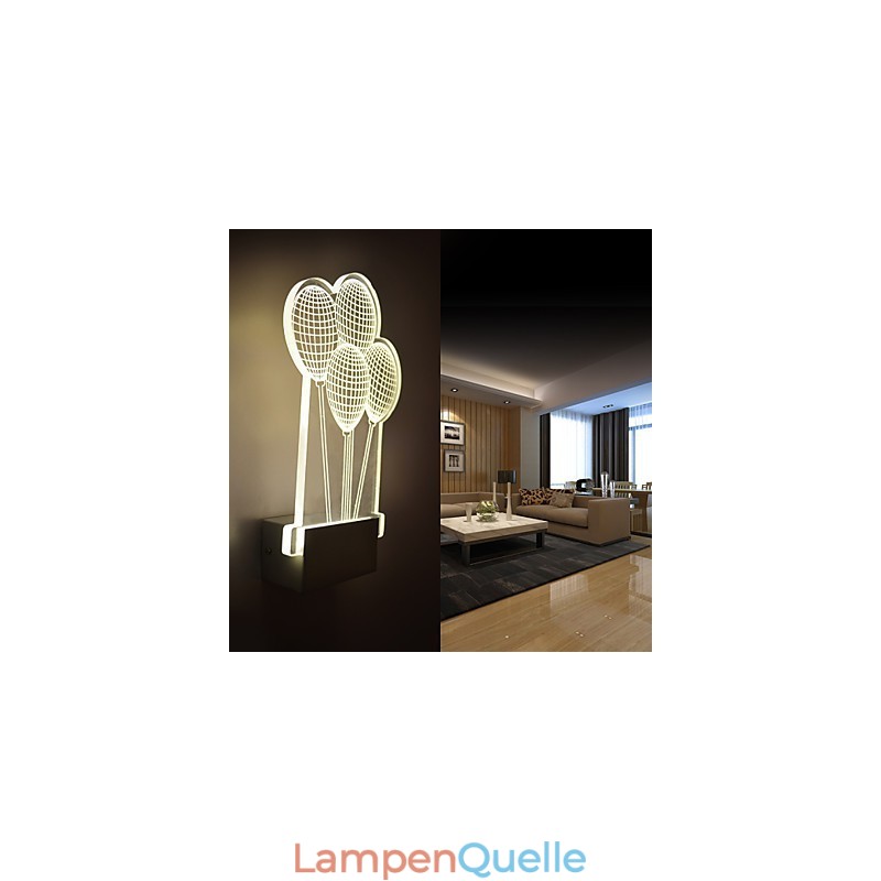 Acryl Wandleuchte PVC Lampe Licht Moderne Zeitgenössische Metall