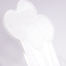 Acryl Wandleuchte PVC Lampe Licht Moderne Zeitgenössische Metall
