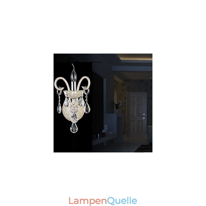 Kristall Wandleuchten Außenwandleuchten Kerzen Wandleuchten Lesewandleuchten Modern Zeitgenössisch Metall