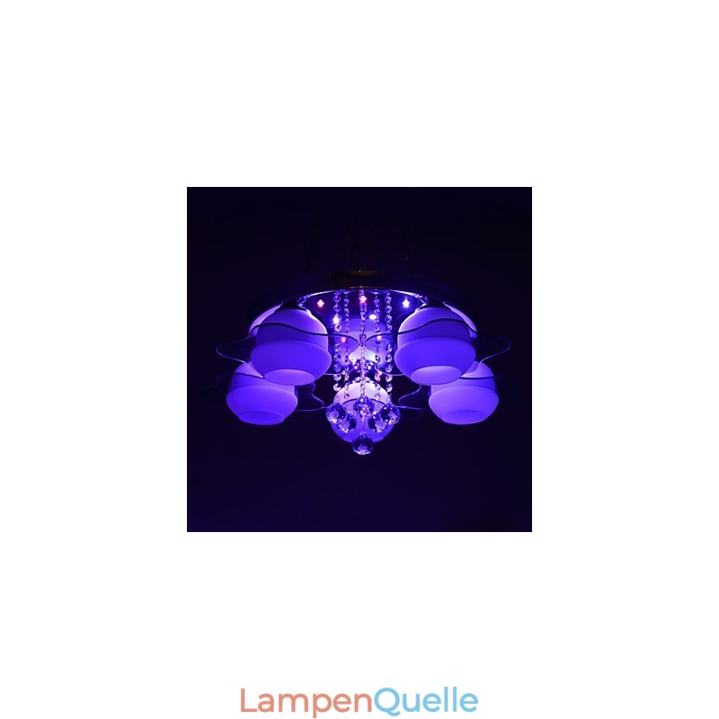 Fernbedienung 5 Lichter mit Blau Redss Moderne Deckenleuchte Unterputz