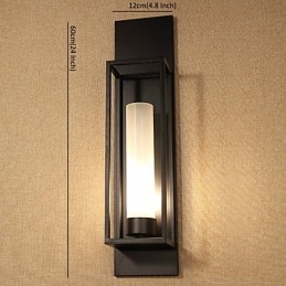 Wandleuchten Wandleuchten Rustikale Lodge Metall Esszimmer Schlafzimmer Lesezimmer Metall + Glas