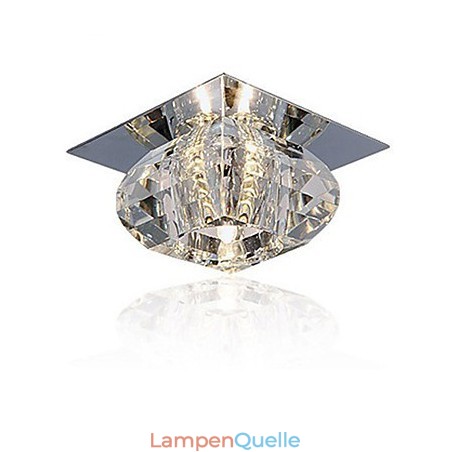 Moderne zeitgenössische Kristall Mini-Stil Unterputz