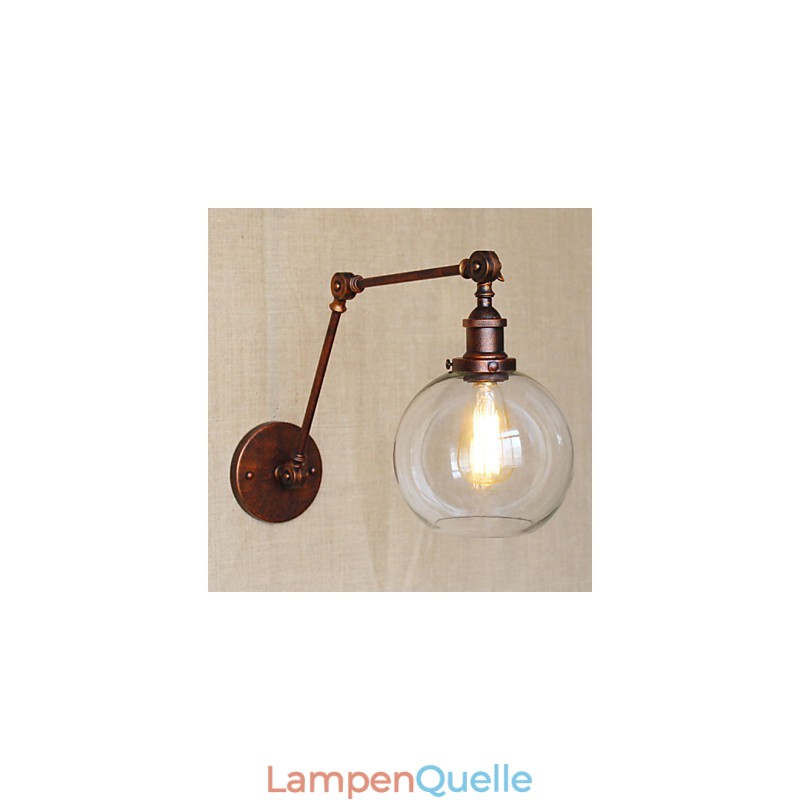 Wandleuchten Swing Lights Lesewandleuchten Kristall Mini Style Rustikal Lodge Metall