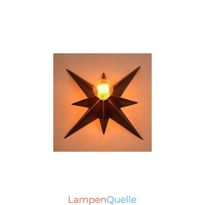 Brief Five Pointed Star Lighting Personalized Modern Wall Light Child Housing Lamps