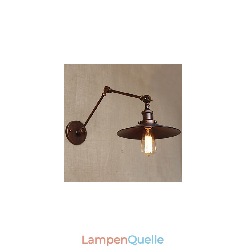 Wandleuchten Swing Lights Lesewandleuchten Mini-Stil Rustikal Lodge Metall