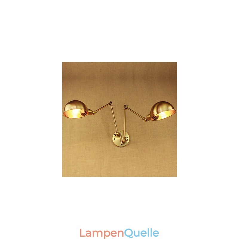Die Neue Bronze Nostalgischen Modernen Ländlichen Land Gang Wohnzimmer Warme Licht Köpfigen Langen Arm