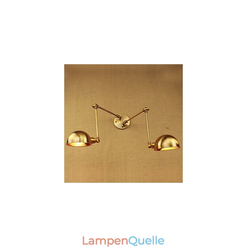 Die Neue Bronze Nostalgischen Modernen Ländlichen Land Gang Wohnzimmer Warme Licht Köpfigen Langen Arm