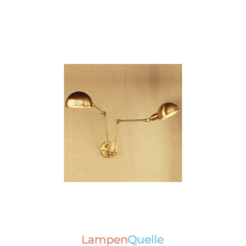 Die Neue Bronze Nostalgischen Modernen Ländlichen Land Gang Wohnzimmer Warme Licht Köpfigen Langen Arm