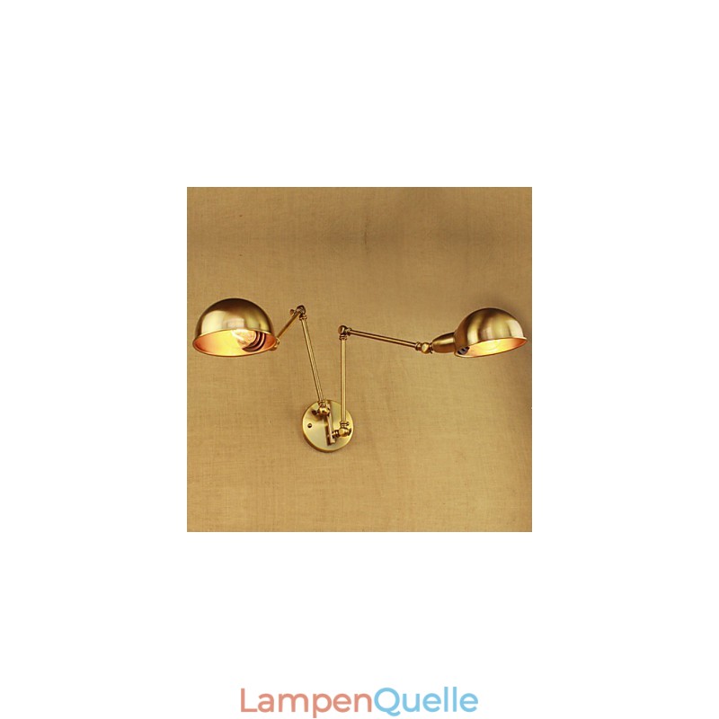 Die Neue Bronze Nostalgischen Modernen Ländlichen Land Gang Wohnzimmer Warme Licht Köpfigen Langen Arm