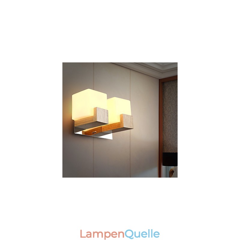 Wandleuchten Mini-Stil Modern Zeitgenössisch Holz Bambus