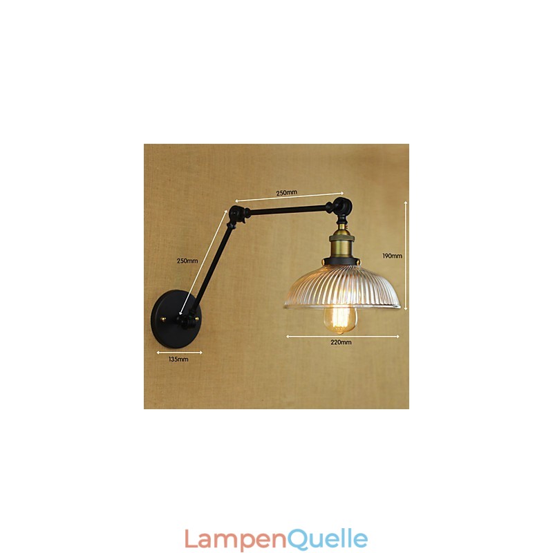 Wandleuchten Swing Lights Lesewandleuchten Mini-Stil Rustikal Lodge Metall