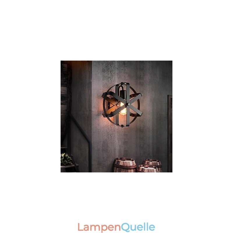 Neu Vintage Stil Industrielle Runde Wand Leuchte balkon Loft Eingangsbereich Flur Schlafzimmer
