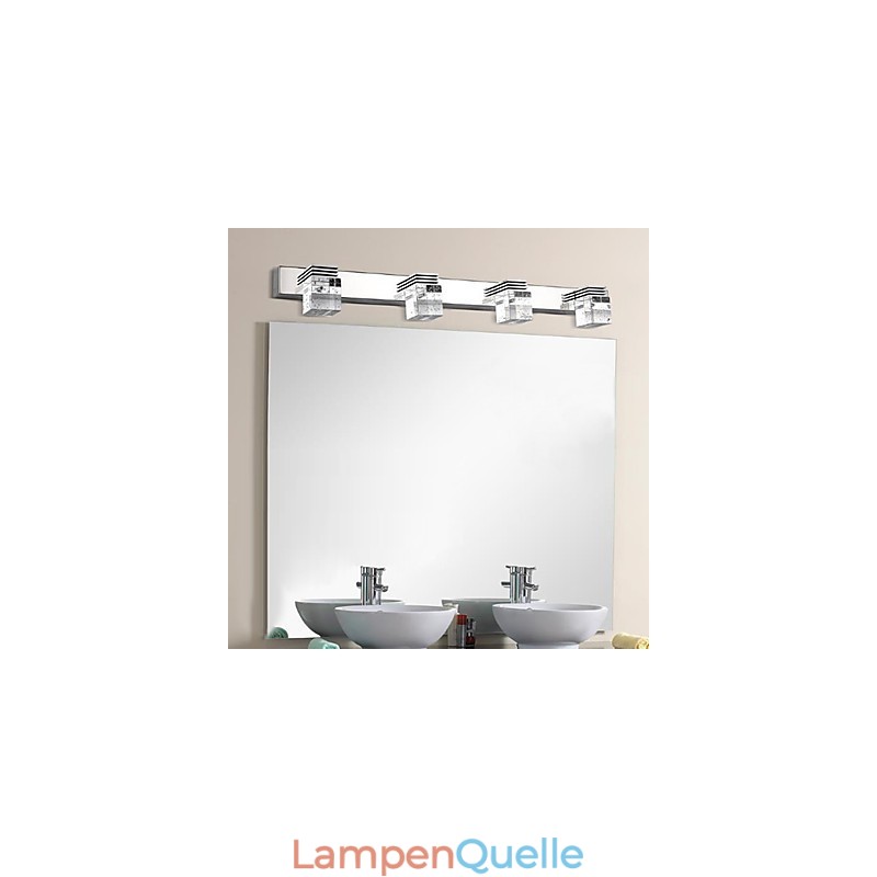 Wandleuchten Badezimmerbeleuchtung Wandfluter Kristall Mini Stil Modern Zeitgenössisch Metall