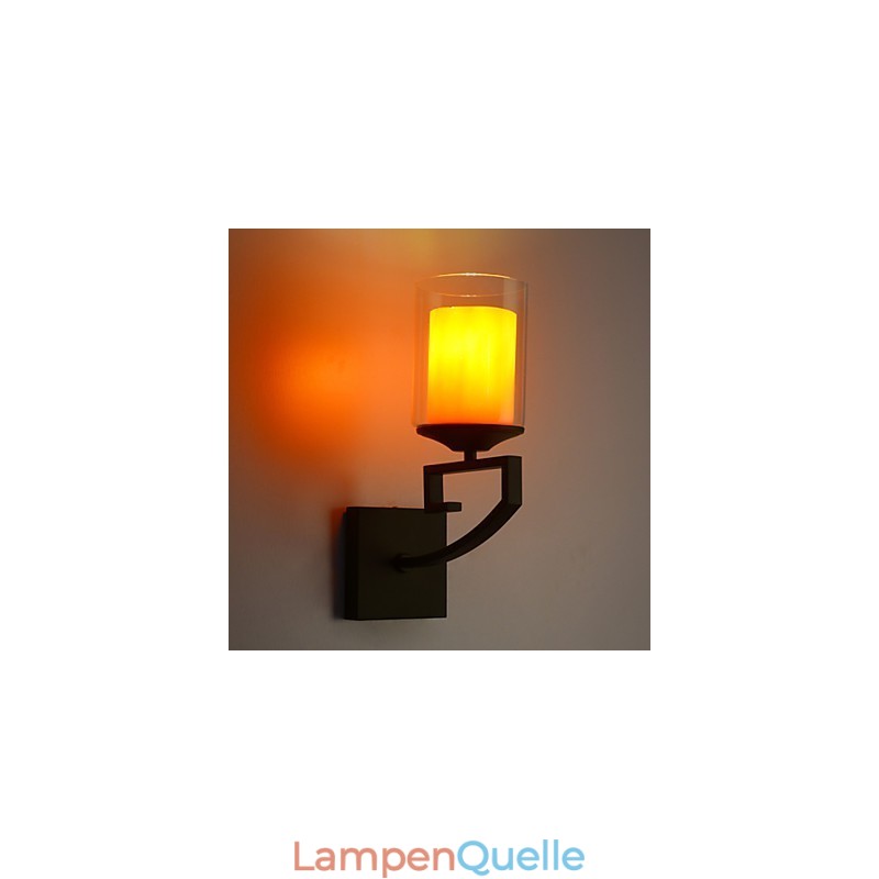 Retro Glas Einfache Single Head Wand Lampe Licht Wand Leuchter Kristall Moderne Zeitgenössische Metall