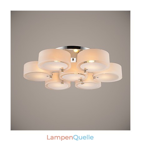 Moderne Deckenleuchte mit 7 Lichtern, Metall Moderne Deckenleuchte mit 7 Lichtern, Metall