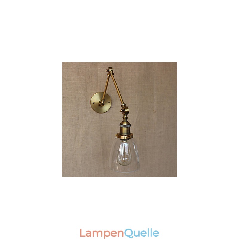 Retro Vintage Exklusive Hotel Lobby Schlafzimmer Nachttisch RACK Antike Bronze Dekorative Wandleuchte