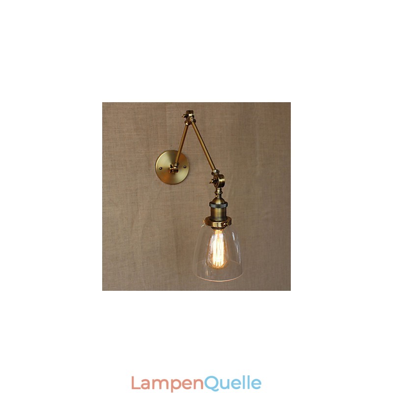 Retro Vintage Exklusive Hotel Lobby Schlafzimmer Nachttisch RACK Antike Bronze Dekorative Wandleuchte