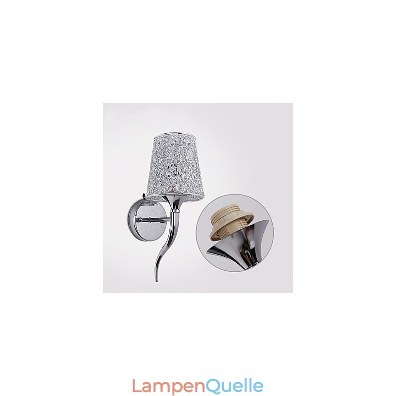 Silber Nachttischlampe Lesewand Lampen Sanitärfalle Hintergrund Spiegelleuchte