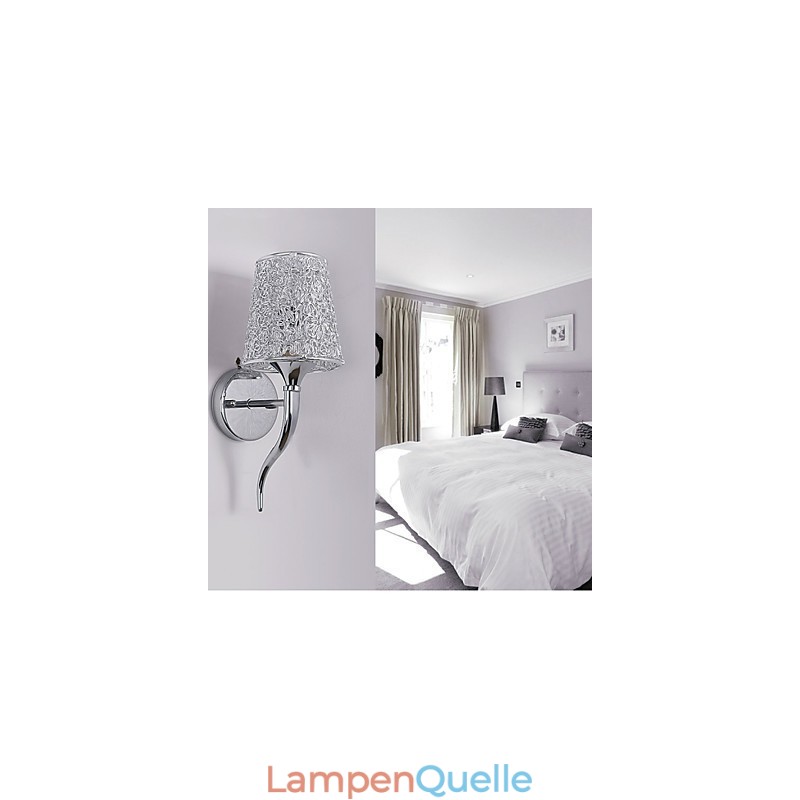 Silber Nachttischlampe Lesewand Lampen Sanitärfalle Hintergrund Spiegelleuchte