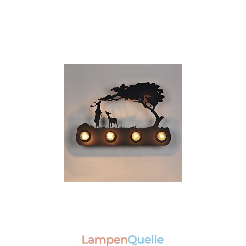 4 Lichter American Village Pastoral LOFT Stil Schlafzimmer Gang Eisen Retro Wandleuchten