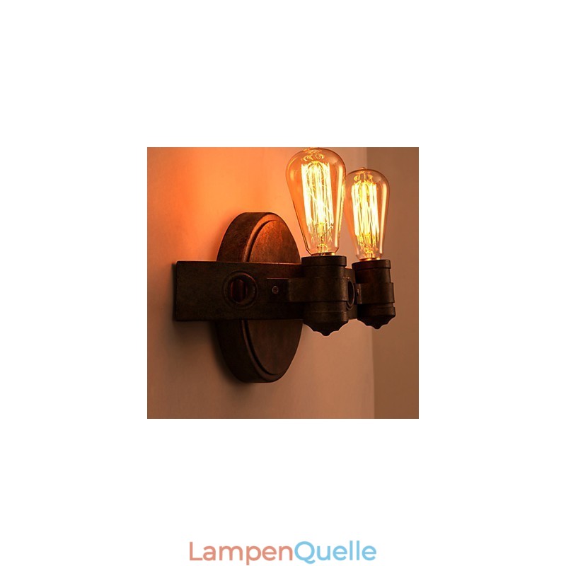 American Creative Restoring Ancient Ways Schmiedeeisen Vollmond Macheten Wandleuchte Lichter