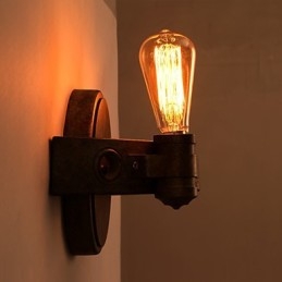 American Creative Restoring Ancient Ways Schmiedeeisen Vollmond Macheten Wandleuchte Lichter