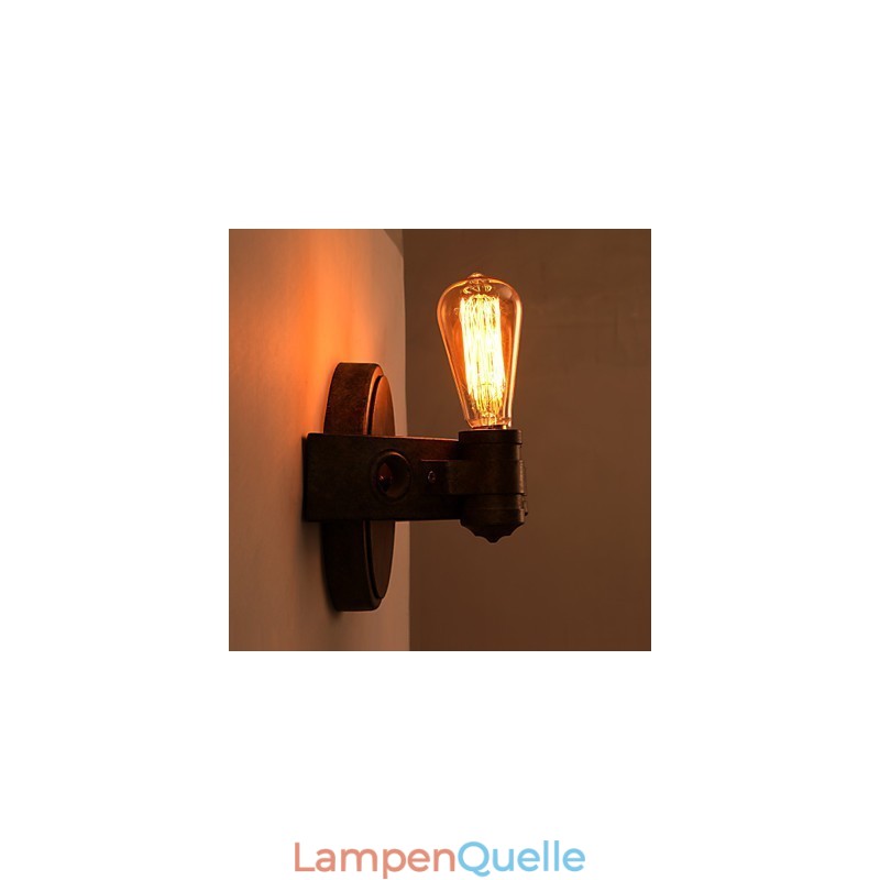 American Creative Restoring Ancient Ways Schmiedeeisen Vollmond Macheten Wandleuchte Lichter