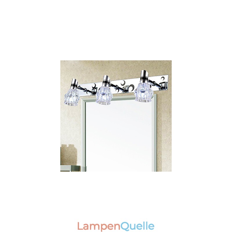 Neu eingetroffen Waschwandbeleuchtung Einfarbige weiße Lampe für Spiegelfront-Hardware Metallplatte Badezimmer-Wandleuchte