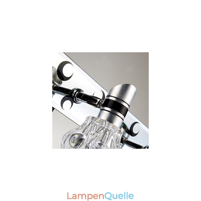 Neu eingetroffen Waschwandbeleuchtung Einfarbige weiße Lampe für Spiegelfront-Hardware Metallplatte Badezimmer-Wandleuchte