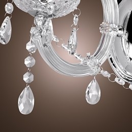 Elegante Kristall-Wandleuchte mit 2 Lichtern