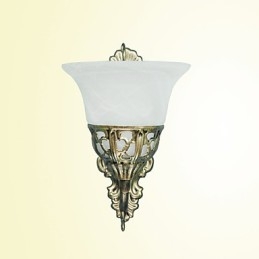 Europäische Wandleuchten Metallmaterial Beschichtung Bronze Beleuchtung mit Nachttisch Wohnzimmer Frontspiegel Balkonlampe