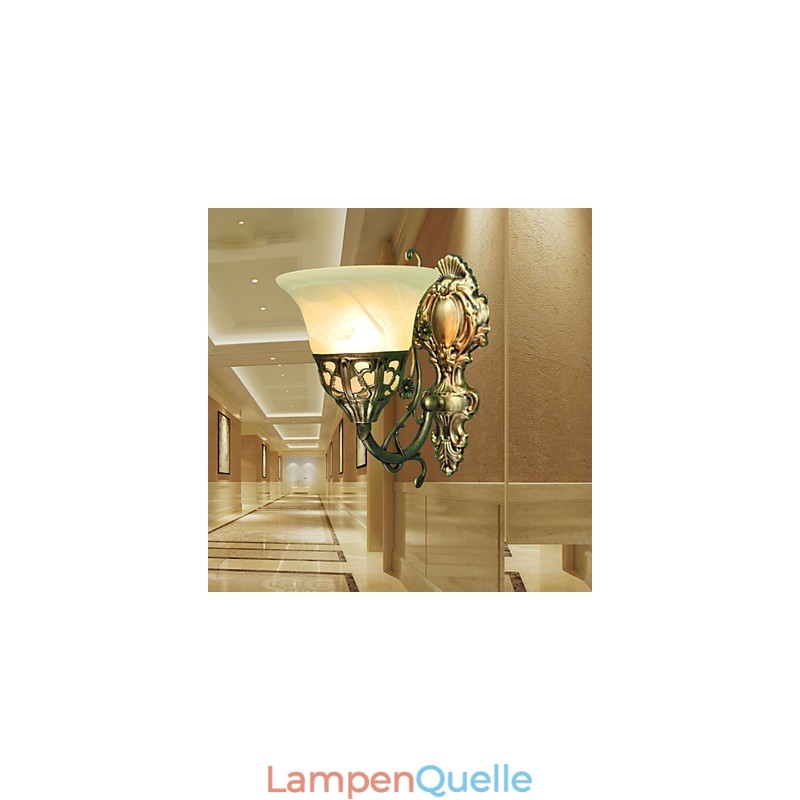 Europäische Wandleuchten Metallmaterial Beschichtung Bronze Beleuchtung mit Nachttisch Wohnzimmer Frontspiegel Balkonlampe