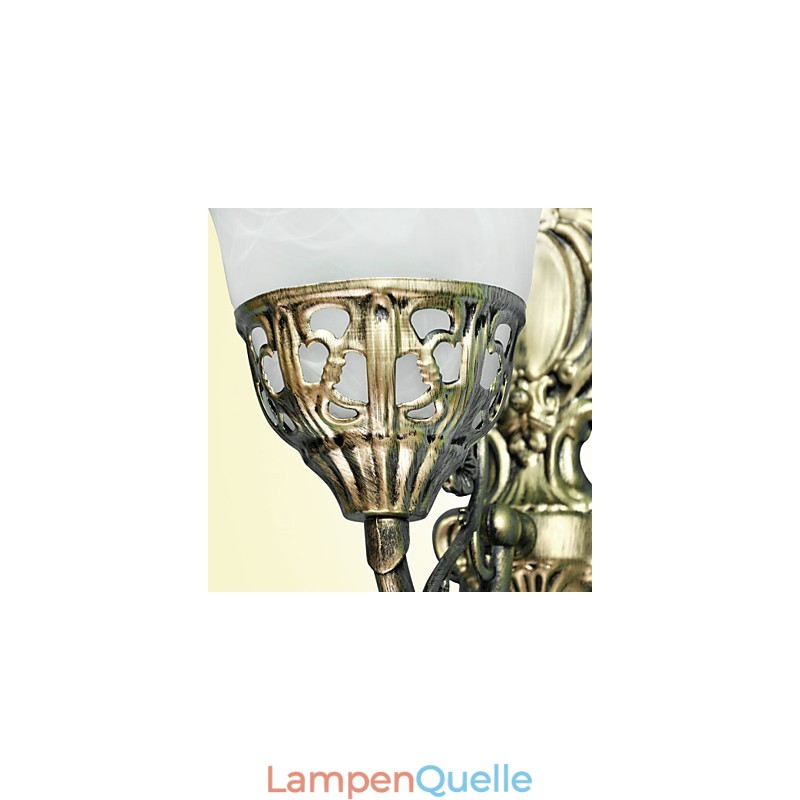 Europäische Wandleuchten Metallmaterial Beschichtung Bronze Beleuchtung mit Nachttisch Wohnzimmer Frontspiegel Balkonlampe